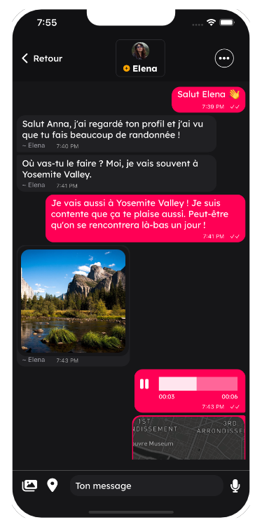 Discute avec les membres