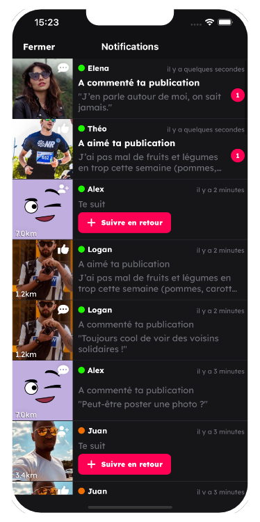 Reste connecté avec ton quartier !